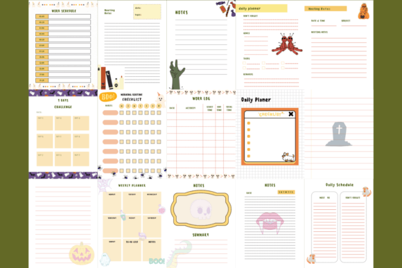 15 Halloween Canva Planner Templates for Creative Pros
