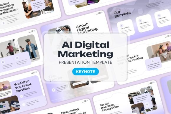 AI Digital Marketing - Keynote Templates: Elevate Your Presentations