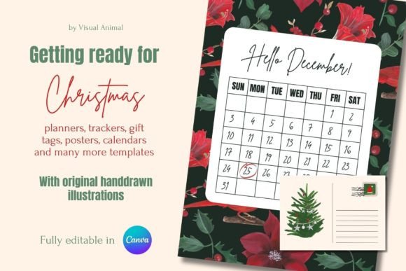 Christmas Templates, Planners & Cards PDF Collection