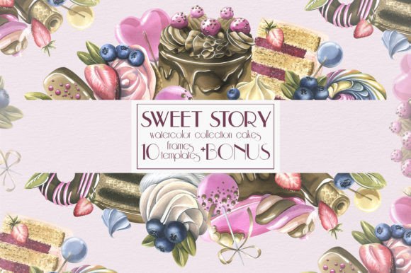 Delicious Design: Using Watercolor Frames for Sweet Projects
