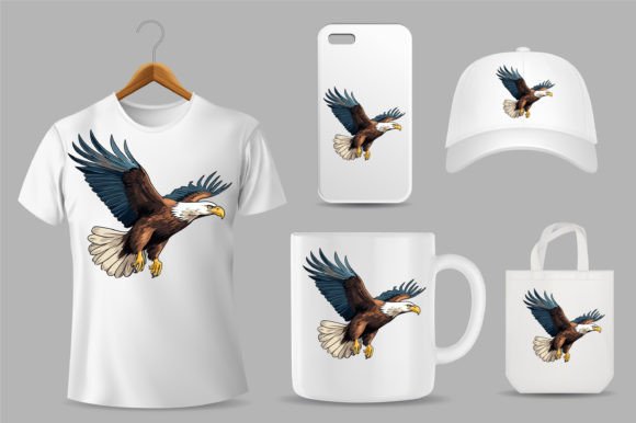 Eagle on Different Product Templates 14: A Designer's Go-To Asset