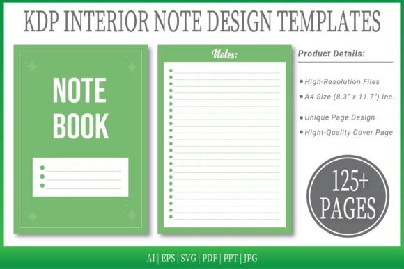 Faded Green Notepad Templates: A Design Asset for Your Next Project