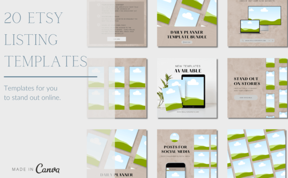 Streamline Your Etsy Shop with 20 Listing Templates