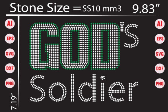 Unleashing Creative Power with God's Soldier Rhinestone Templates