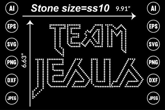 Unleashing Faith-Based Creativity with Team Jesus Rhinestone Templates Design