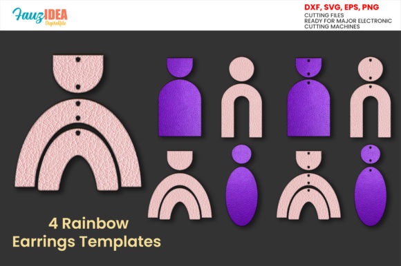 Unlock Vibrant Style: Mastering Rainbow Earrings Templates