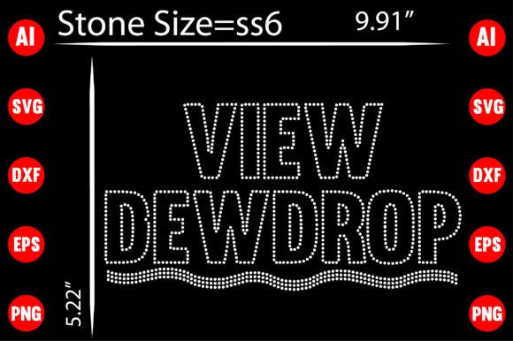 View Dewdrop Rhinestone Templates: Your Sparkling Design Toolkit